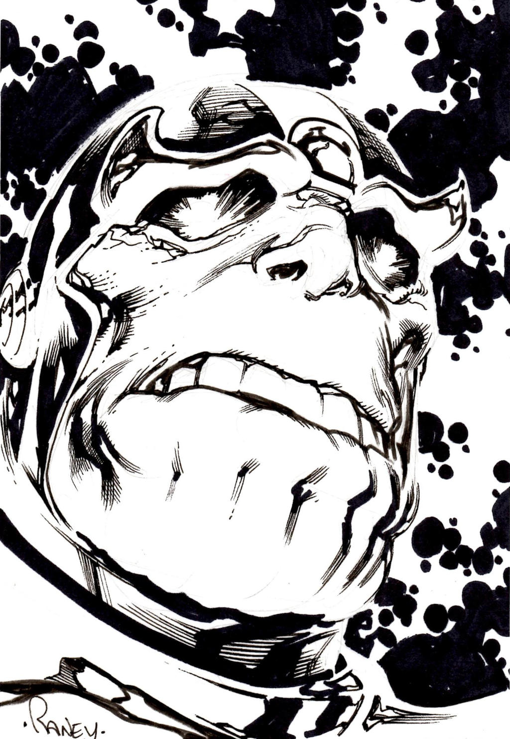 Thanos Terrified by Tom Raney