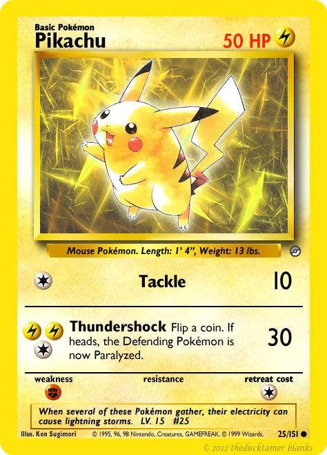 Base Revival #25 - Pikachu