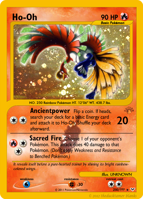 Ho-Oh EX by emachel on DeviantArt