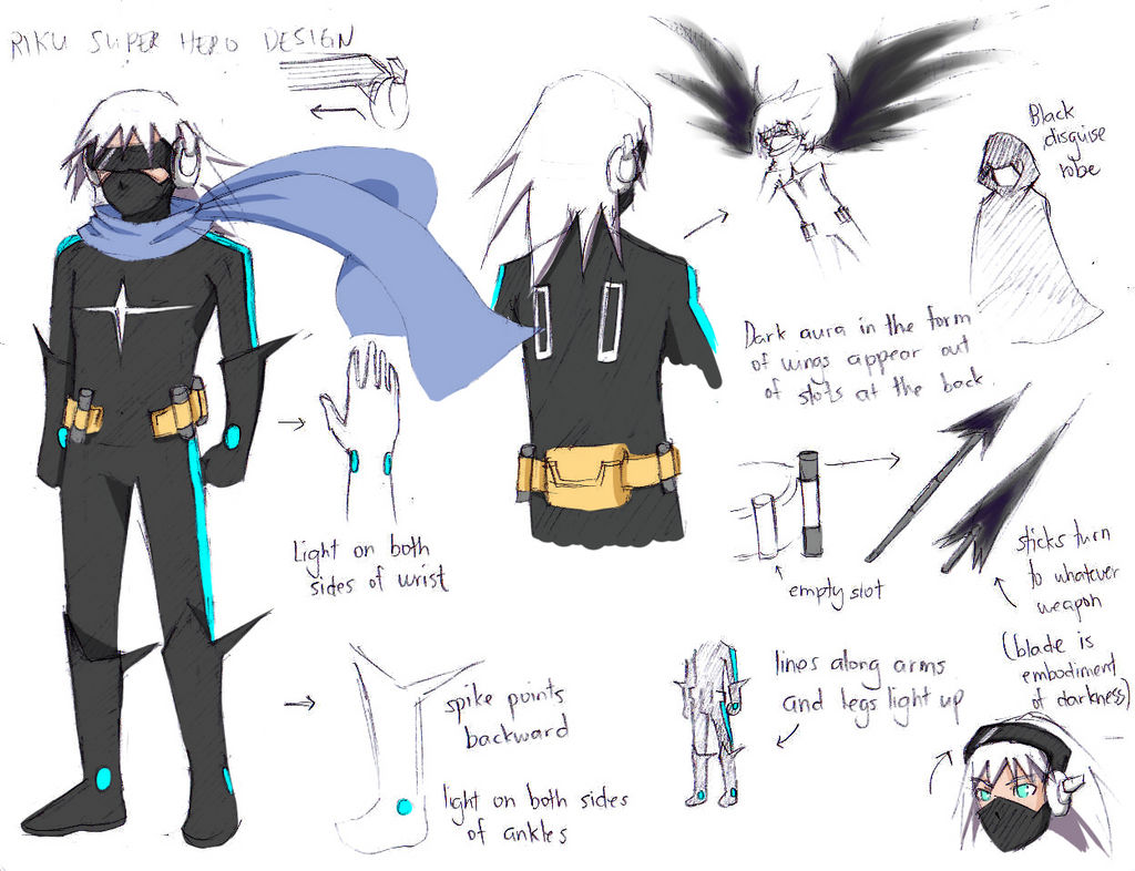 Streak - Super Hero Riku Concept