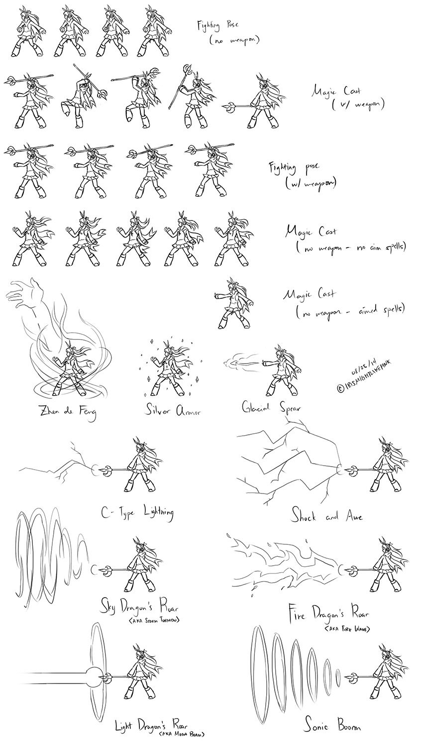 AoH: Battle Poses Concept