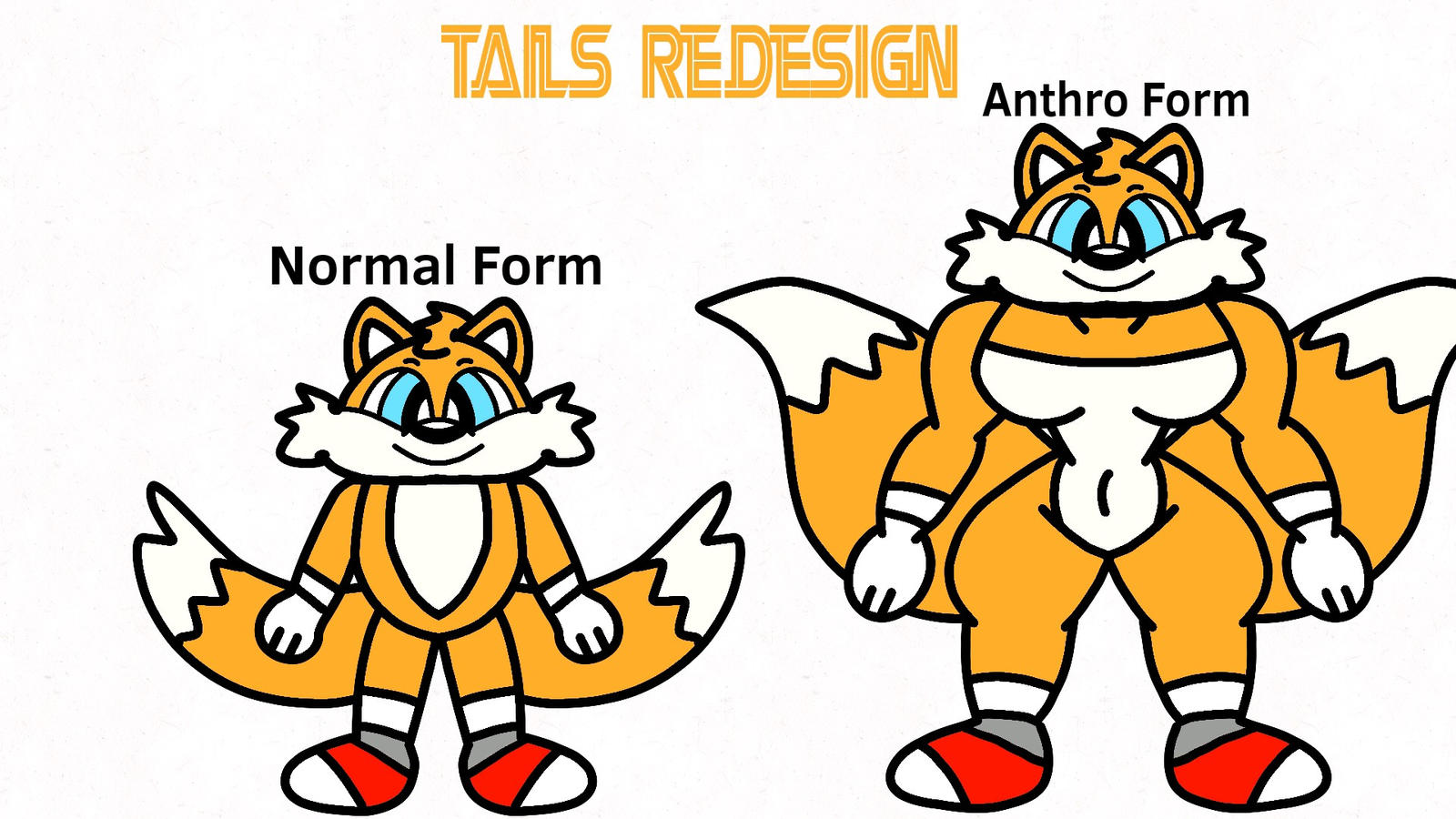 Tails Redesign by SonicThePonyHog on DeviantArt