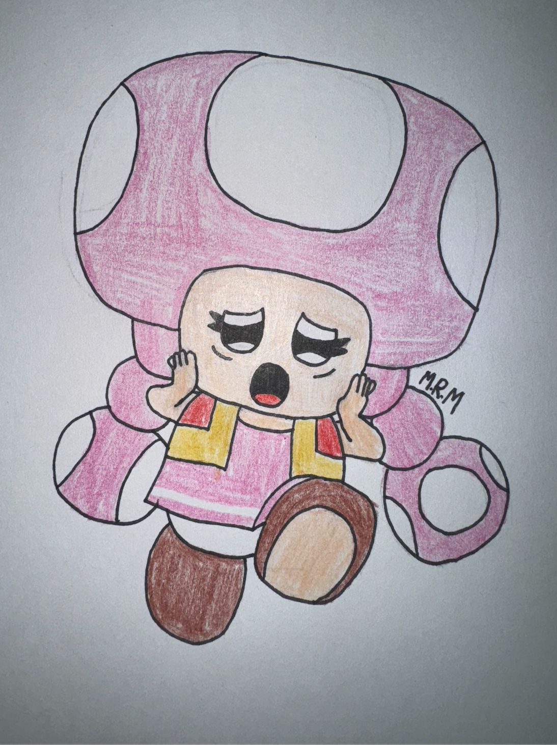Scared Toadstool Scared Toadette! by Marbleracemasterarts on DeviantArt