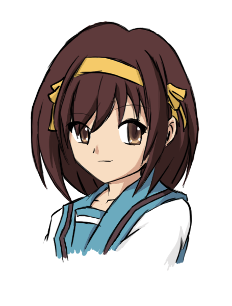 Harhi Haruhi Suzumiya fan pic by Kalandrien on DeviantArt