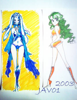 Michiru - Shiva  Some drawings of 2003