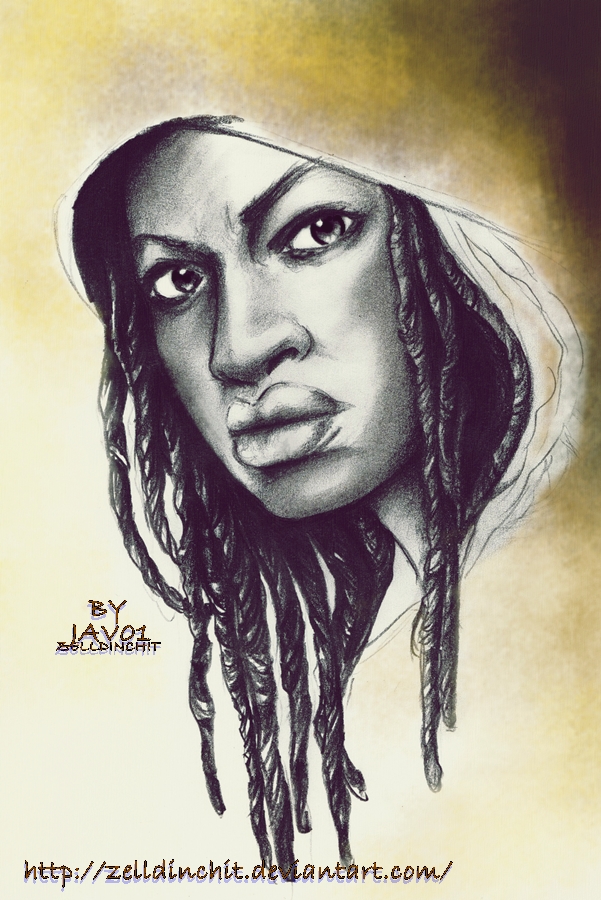 the walking dead - Michonne by zelldinchit on DeviantArt the walking dead - Michonne by zelldinchit on DeviantArt