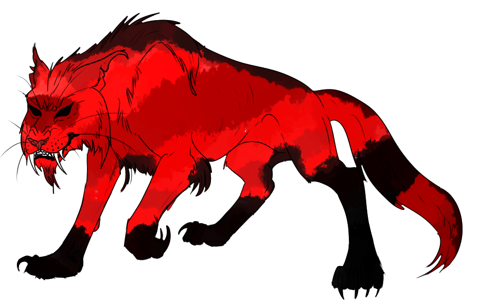 Hatched Demon Cat (for demonicdeath1214)