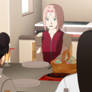 Enjoying easter egg along with Neji and Tenten