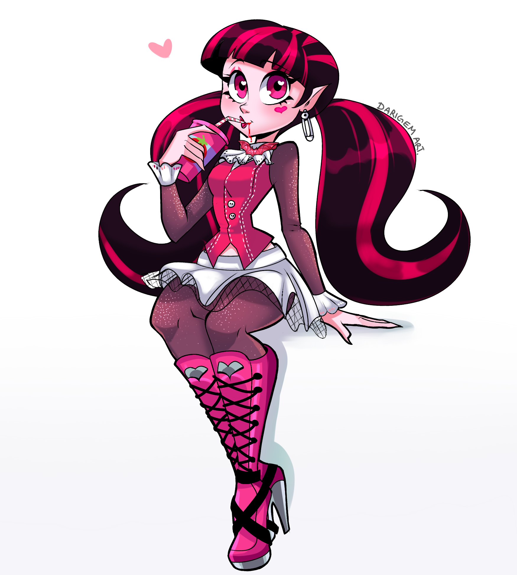 Monster High Draculaura by darigem art on DeviantArt