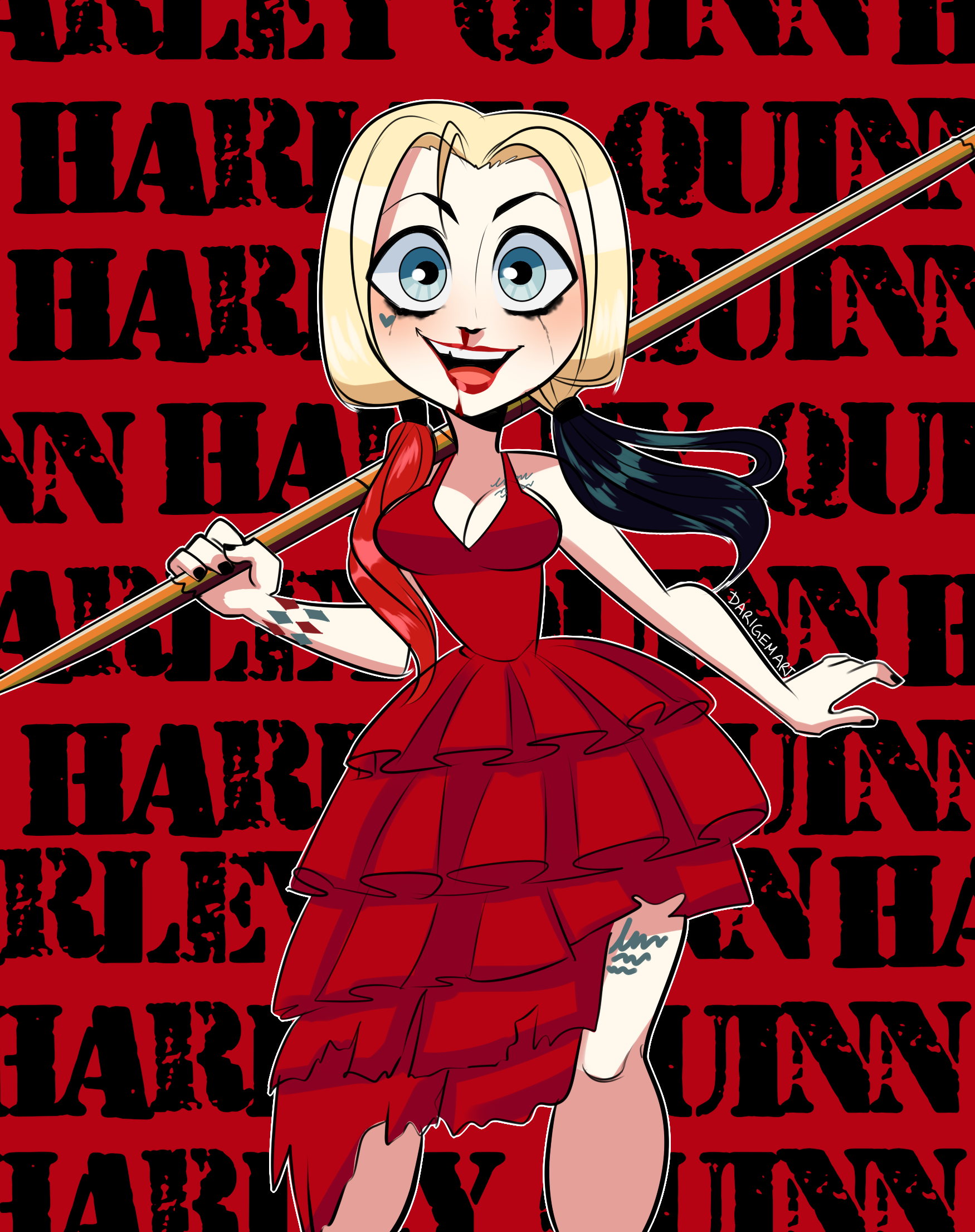 Speed Drawing: Harley Quinn 