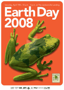 EarthDayJacksonville 2008 Poster Art