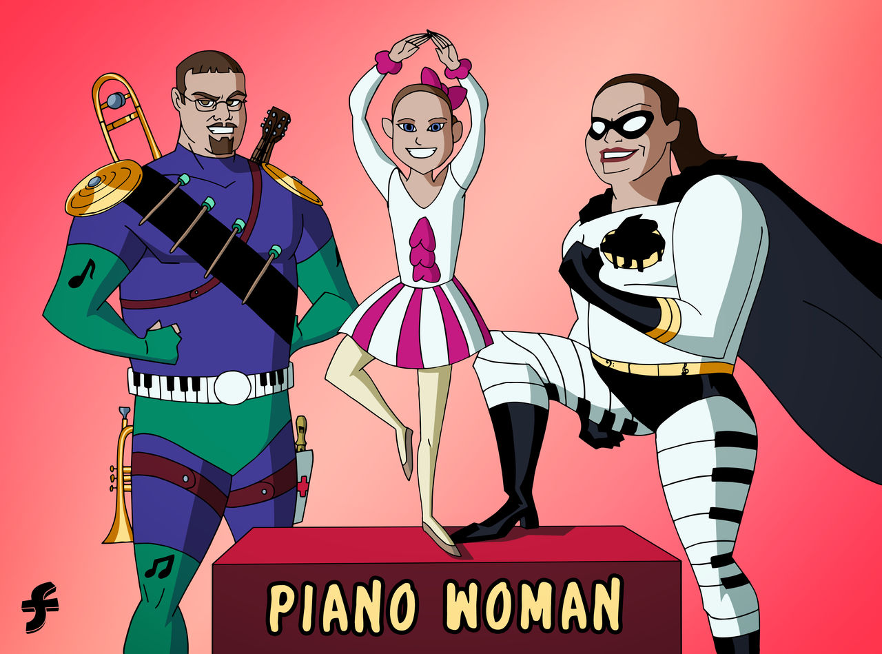 Piano Woman and Band Man | COMMISSION by JTSEntertainment