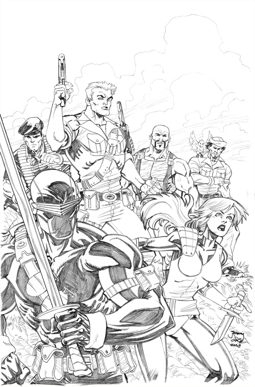 GI Joe team  pencils