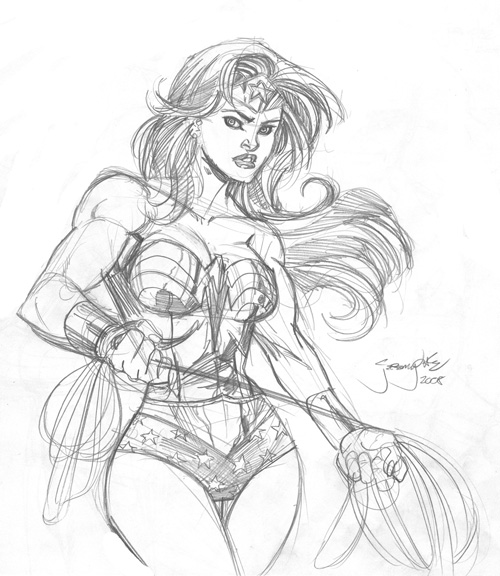 Sketch: Wonder Woman