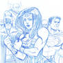 SKETCH Wonder Woman JLA