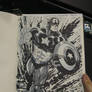 SDCC 10 sketch Captain America