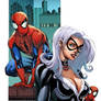 Black Cat and Spidey Colors