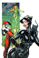 Catwoman Harley Ivy colors