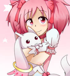 Madoka and Kyubey