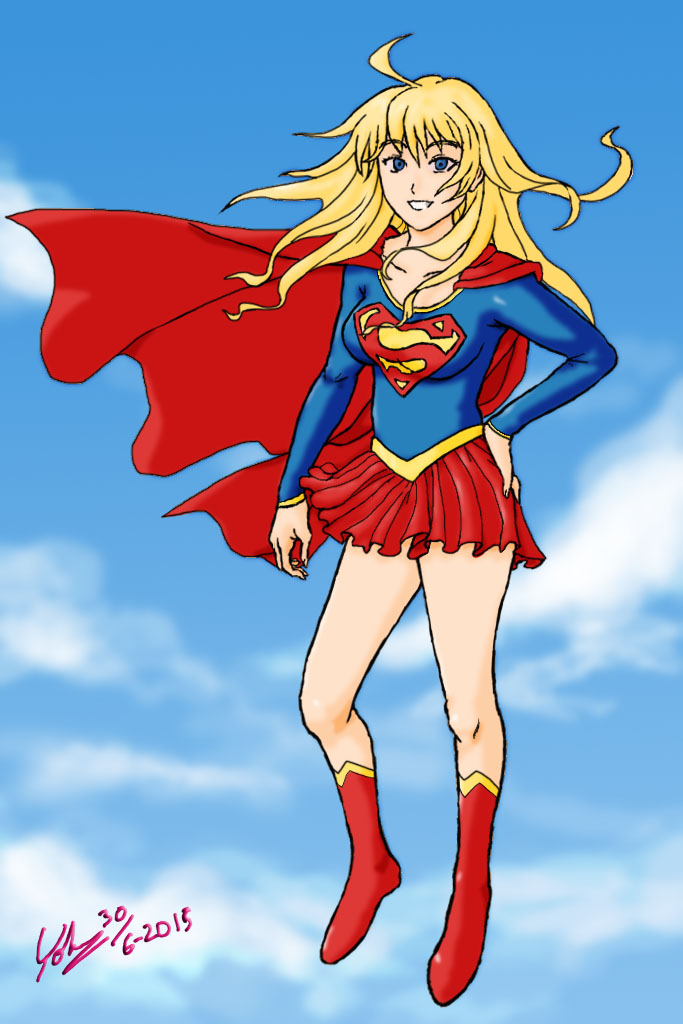 Supergirl in Anime/Manga Version