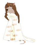 Vaneeta's fancy ballroom gown