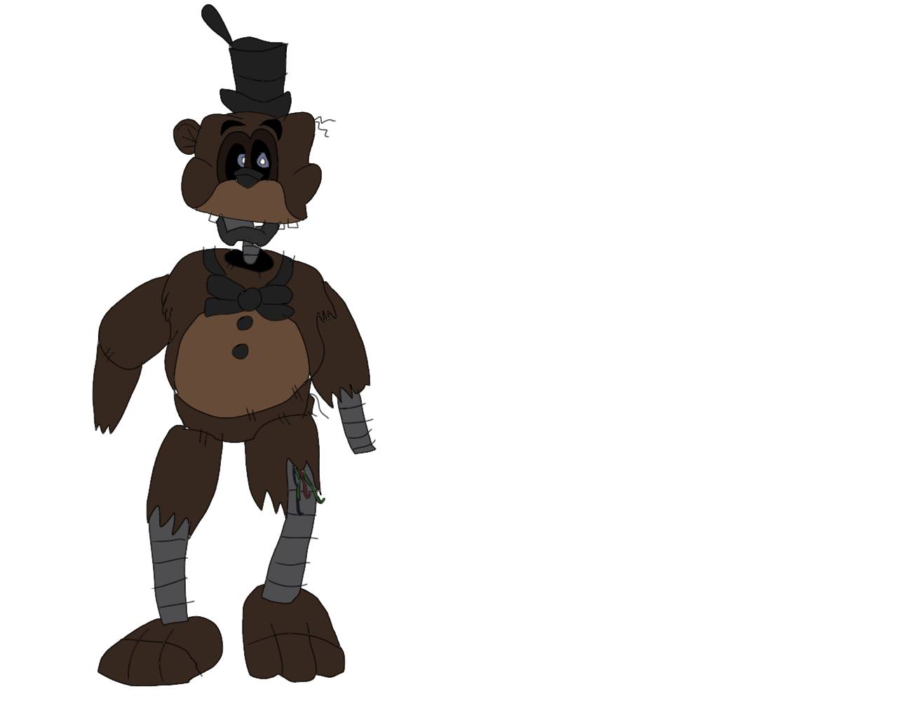 fnaf 6 animatronics scott by lionshishka on DeviantArt