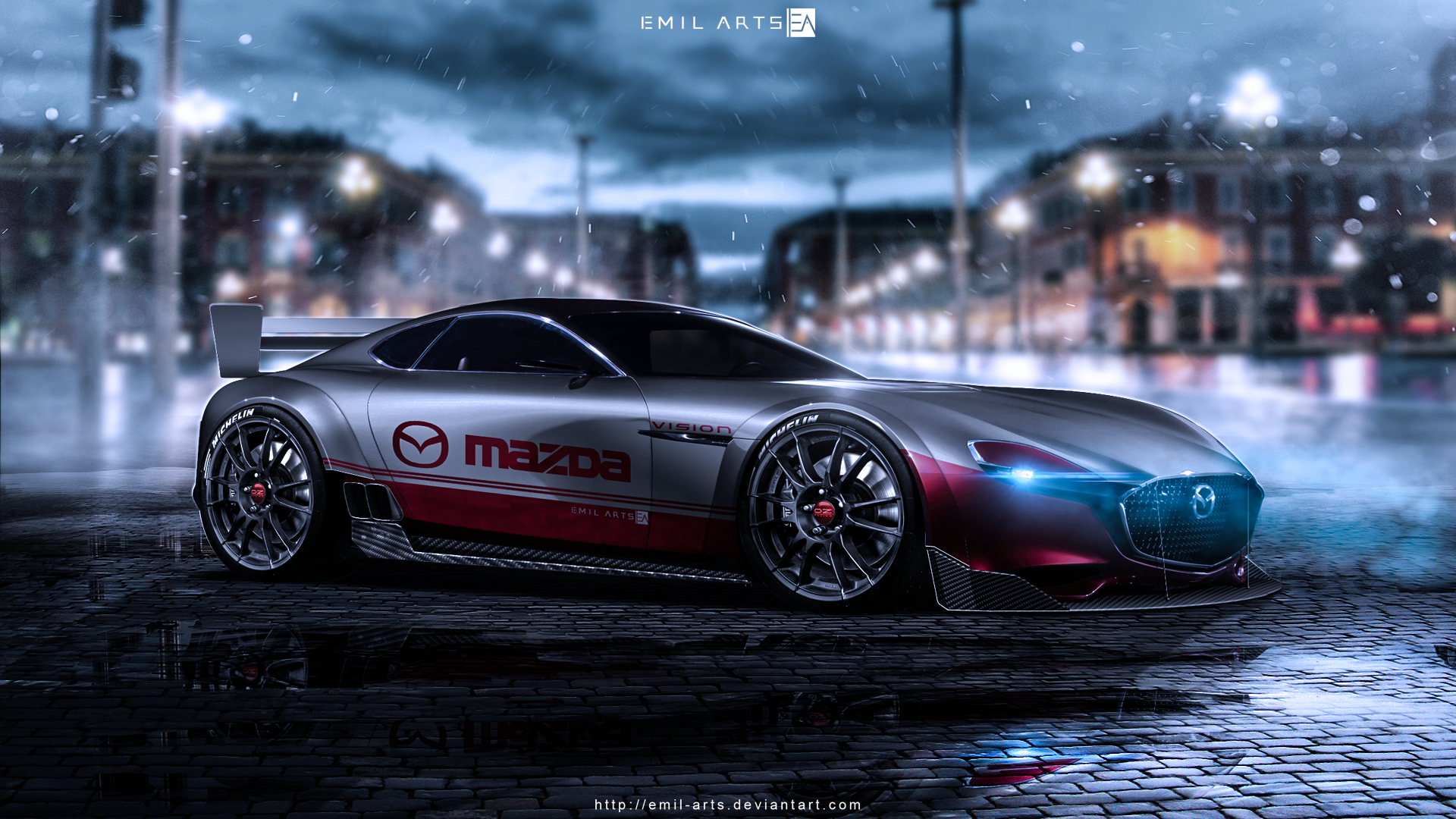 Mazda RX-Vision by Emil-Arts on DeviantArt