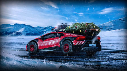 Lamborghini Sterrato in Christmas Vibes