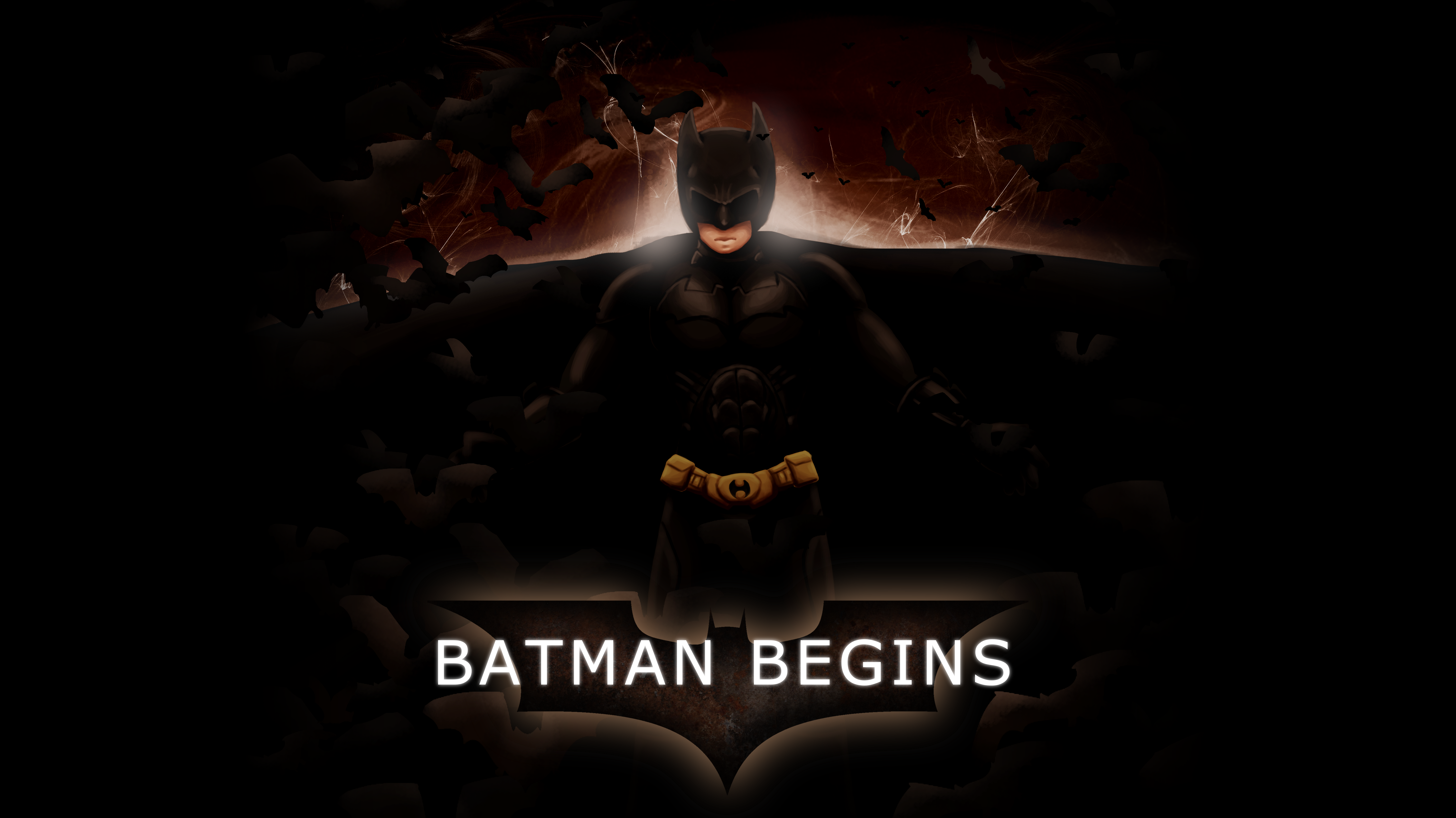 Batman Begins Super HD Wallpaper by BlueSuperSonic on DeviantArt
