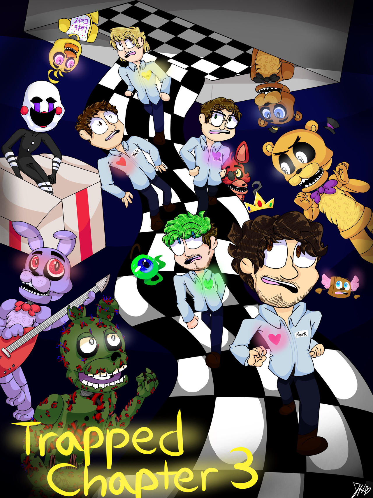 Trapped Chapter 3 Poster by ArtifulJordan on DeviantArt