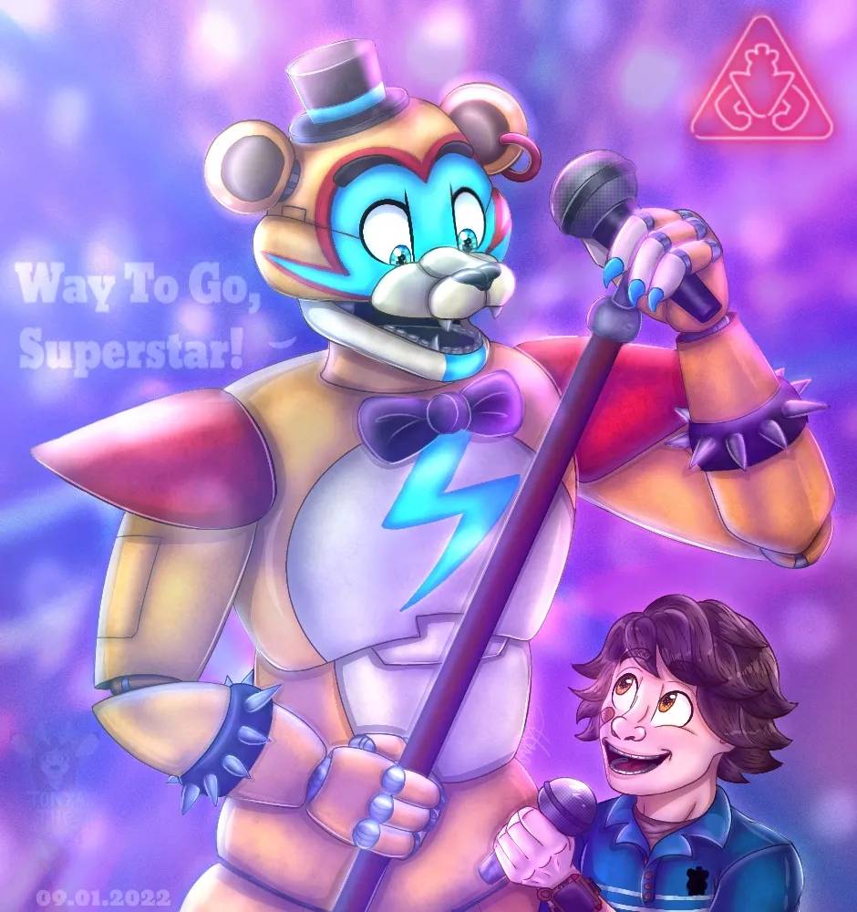 Way to go, Superstar! ' ' :: Glamrock Freddy & Gregory :: FNAF SB