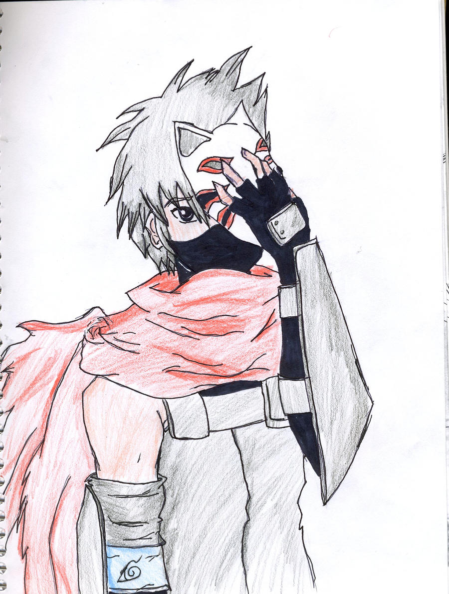 Kakashi Hatake Anbu Colored By Tigernose123 On Deviantart