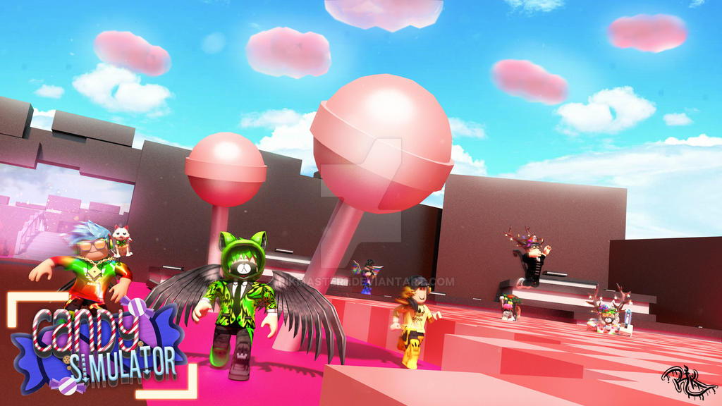 Candy Simulator Game Thumbnail Roblox By Rikmaster1 On Deviantart - candy roblox