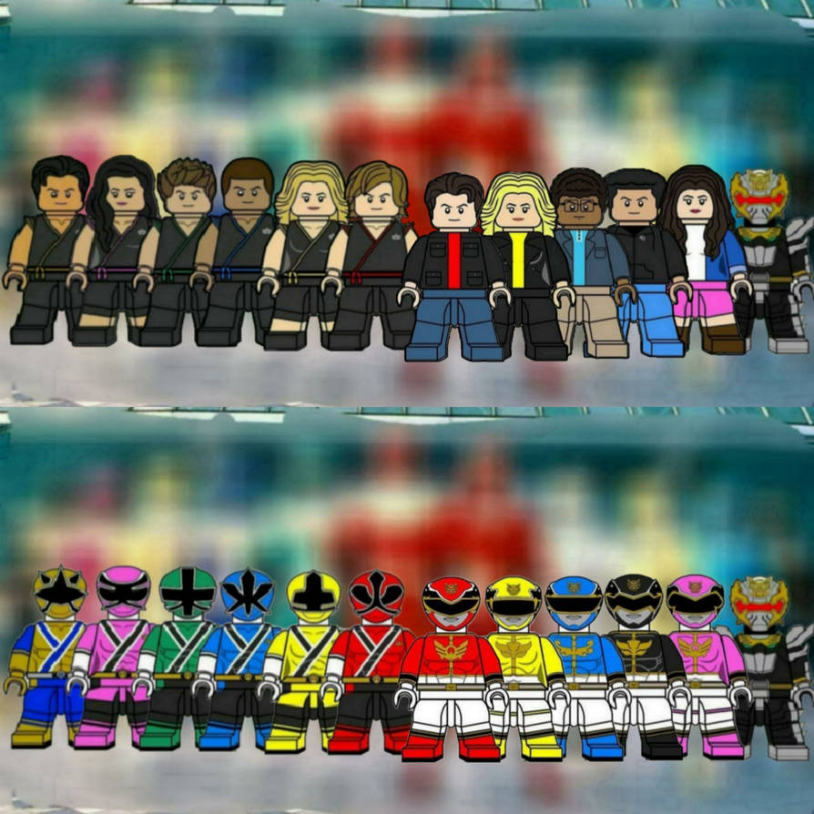 Lego Power Rangers Megaforce Team-Up by Legobrickfestliv on DeviantArt