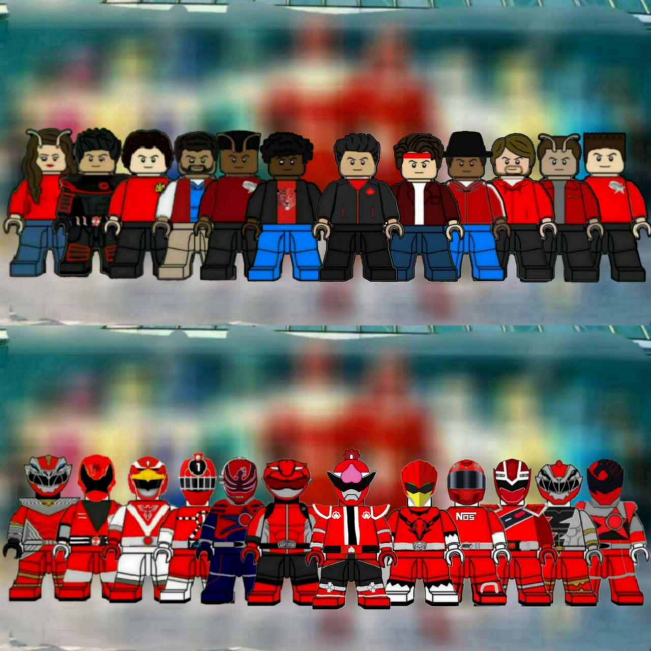 Red Forever Deviantart Lego Power Rangers Japan Warriors Forever Red II by Legobrickfestliv on ...