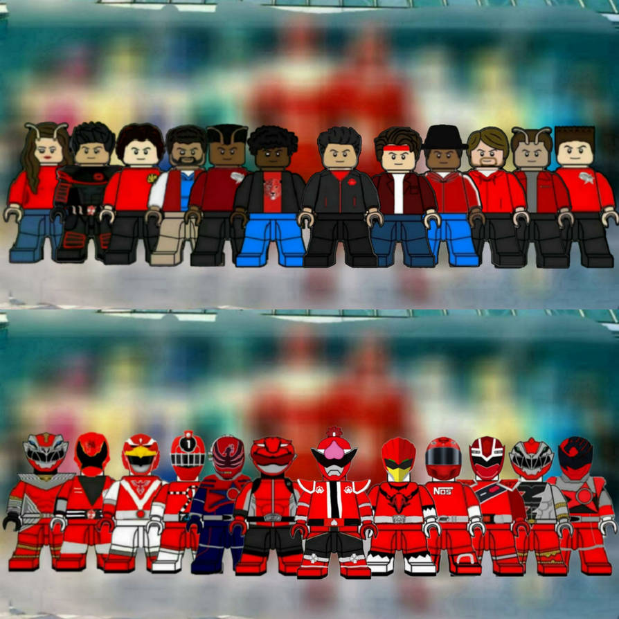 Lego Power Rangers Rpm Red Lego Power Rangers Japan Warriors Forever Red II by Legobrickfestliv on ...