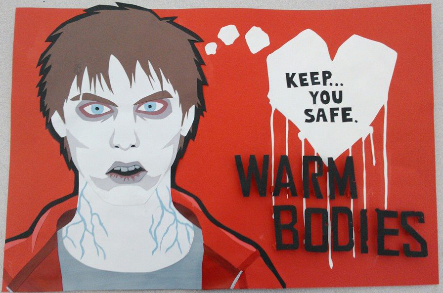 Warm Bodies cut paper