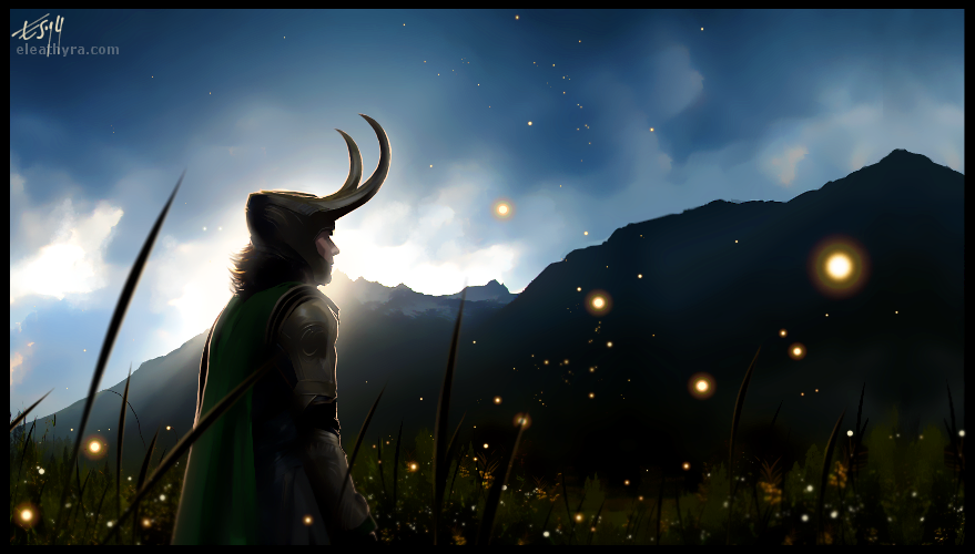 Fireflies by eleathyra on DeviantArt