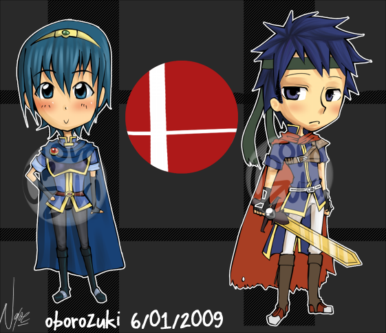 Marth and Ike