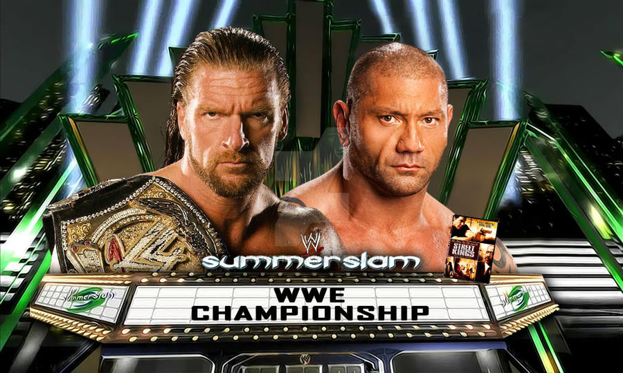 WWE SummerSlam 2008 Match Card (Remake) by KevStif on DeviantArt
