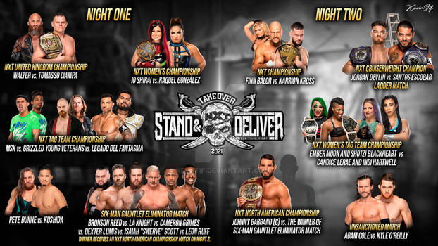 NXT Takeover: Stand and Deliver - Matchcard