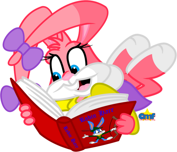 Babs Reading by TinyToonyZimFan on DeviantArt