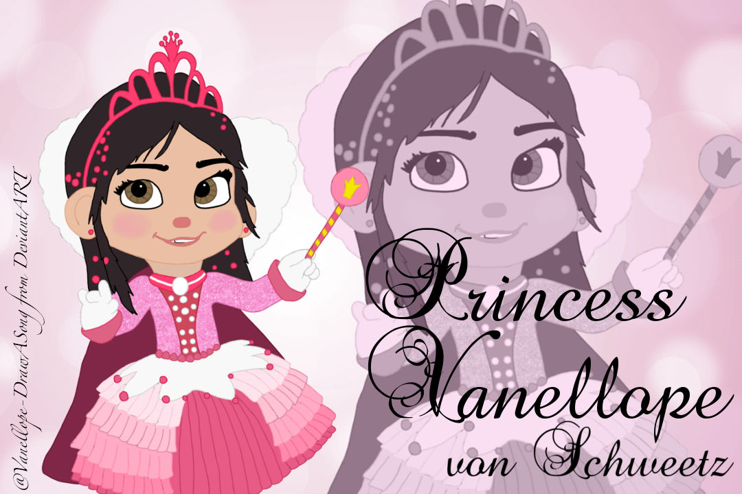 Princess Vanellope von Schweetz version 2.0  Disney princess fan art,  Disney princess artwork, Disney princess art