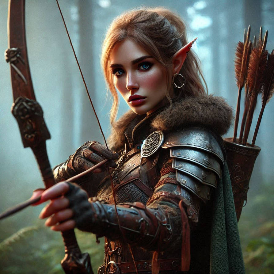 female elven ranger 2 by porrylogspop on DeviantArt