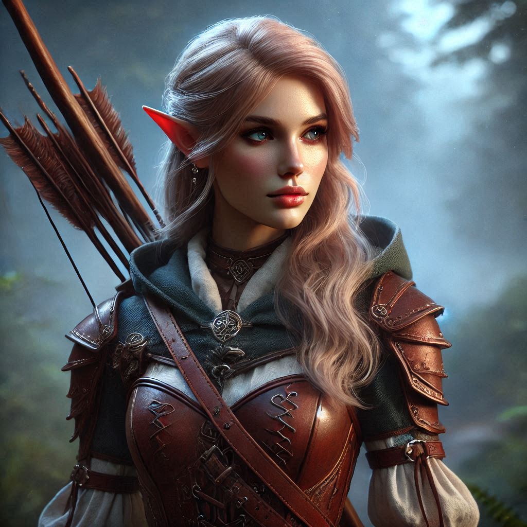 Eleven Ranger Reference Female female elven ranger 3 by porrylogspop on DeviantArt