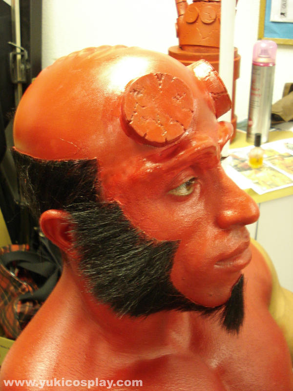 Hellboy makeup by Yuki