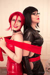 Sunstone Vol.5 - Ally and Lisa cosplay