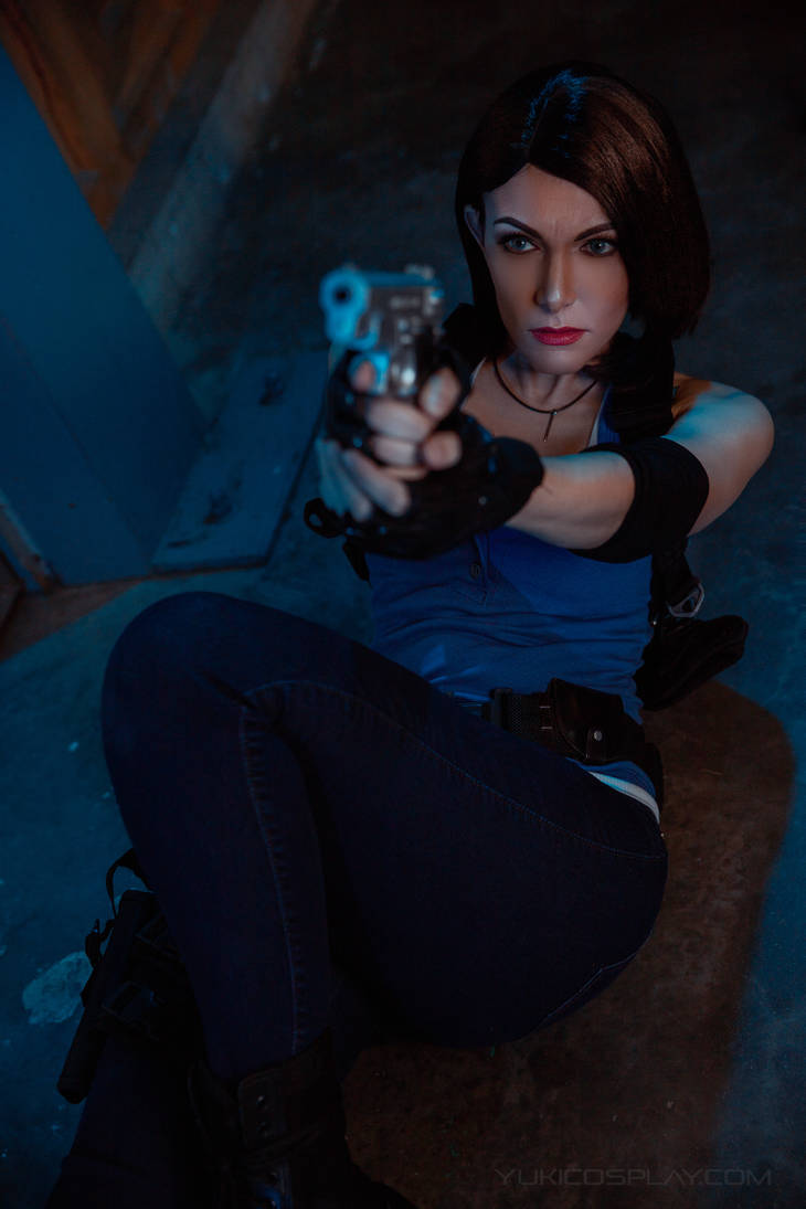 A picture of my RE3 remake Jill Valentine cosplay from Epic Con  I made  the costume in the very beginning of the pandemic and - finally - got to  attend a