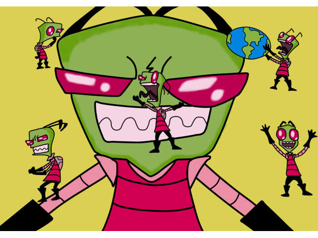 Mini Alce Invasor Zim mini sketch by Luso96 on DeviantArt