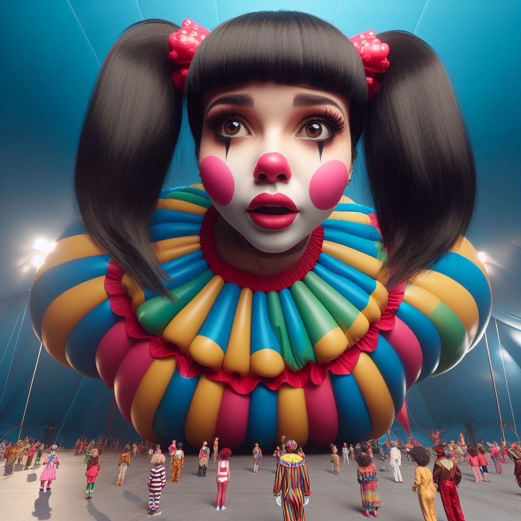 Exploding Clown Picture massive inflated clown girl (ai) by bdf59p on DeviantArt